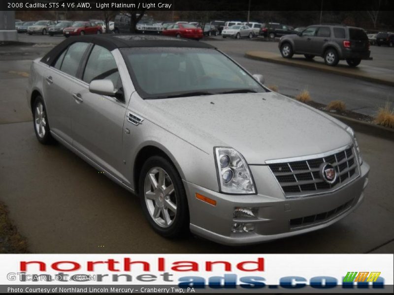 Light Platinum / Light Gray 2008 Cadillac STS 4 V6 AWD