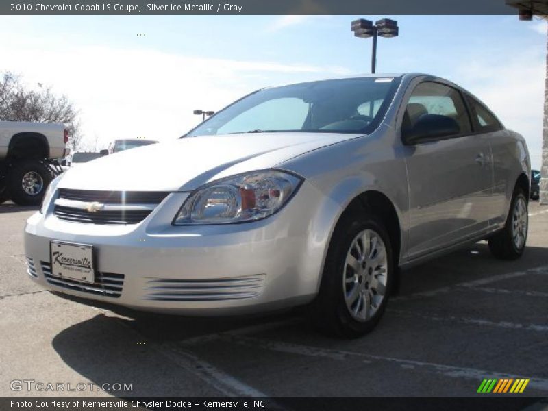 Silver Ice Metallic / Gray 2010 Chevrolet Cobalt LS Coupe