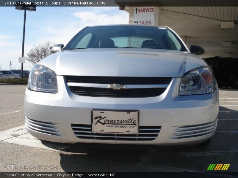 Silver Ice Metallic / Gray 2010 Chevrolet Cobalt LS Coupe