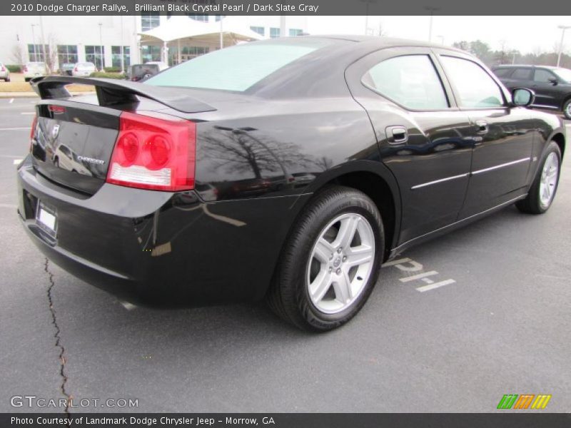 Brilliant Black Crystal Pearl / Dark Slate Gray 2010 Dodge Charger Rallye
