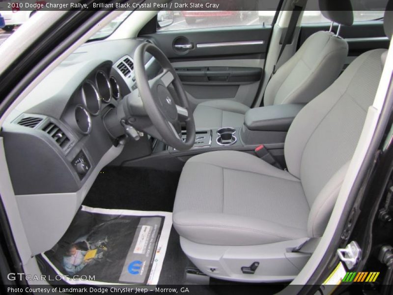 Brilliant Black Crystal Pearl / Dark Slate Gray 2010 Dodge Charger Rallye