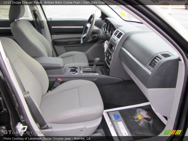 Brilliant Black Crystal Pearl / Dark Slate Gray 2010 Dodge Charger Rallye