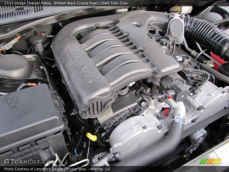 Brilliant Black Crystal Pearl / Dark Slate Gray 2010 Dodge Charger Rallye