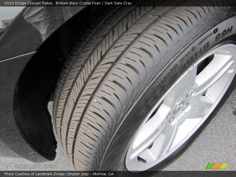 Brilliant Black Crystal Pearl / Dark Slate Gray 2010 Dodge Charger Rallye