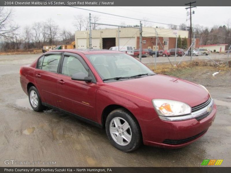 Front 3/4 View of 2004 Malibu LS V6 Sedan