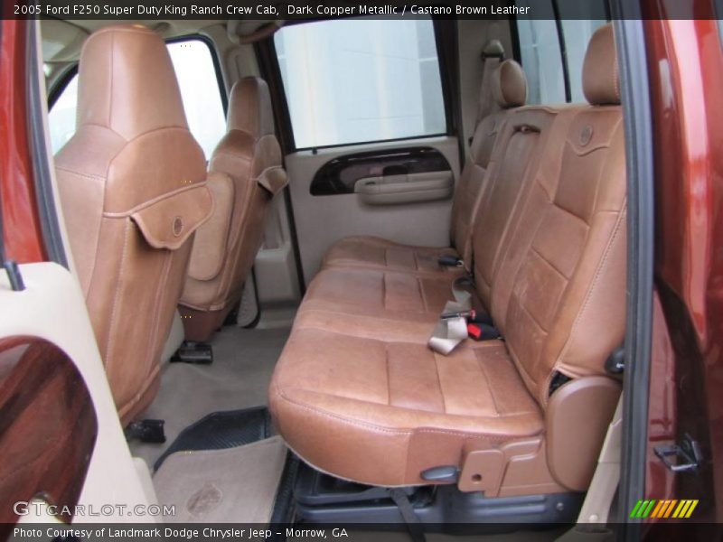  2005 F250 Super Duty King Ranch Crew Cab Castano Brown Leather Interior