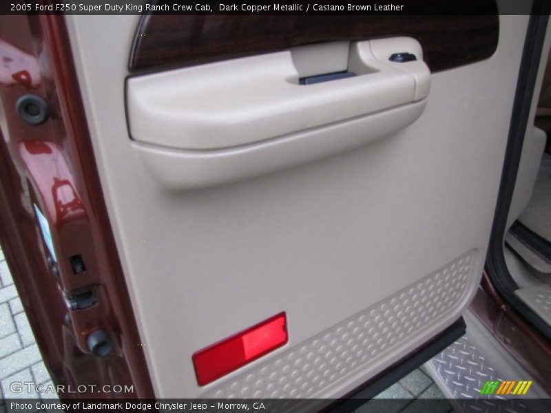 Dark Copper Metallic / Castano Brown Leather 2005 Ford F250 Super Duty King Ranch Crew Cab