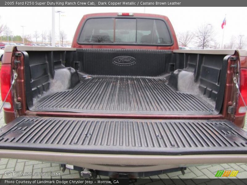 Dark Copper Metallic / Castano Brown Leather 2005 Ford F250 Super Duty King Ranch Crew Cab