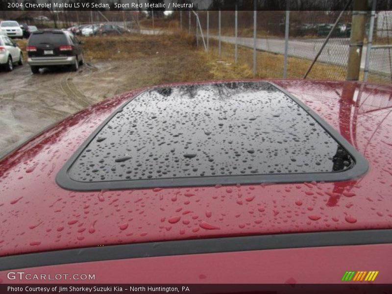 Sport Red Metallic / Neutral 2004 Chevrolet Malibu LS V6 Sedan