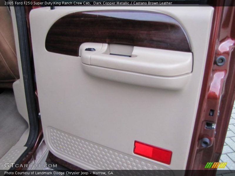 Dark Copper Metallic / Castano Brown Leather 2005 Ford F250 Super Duty King Ranch Crew Cab