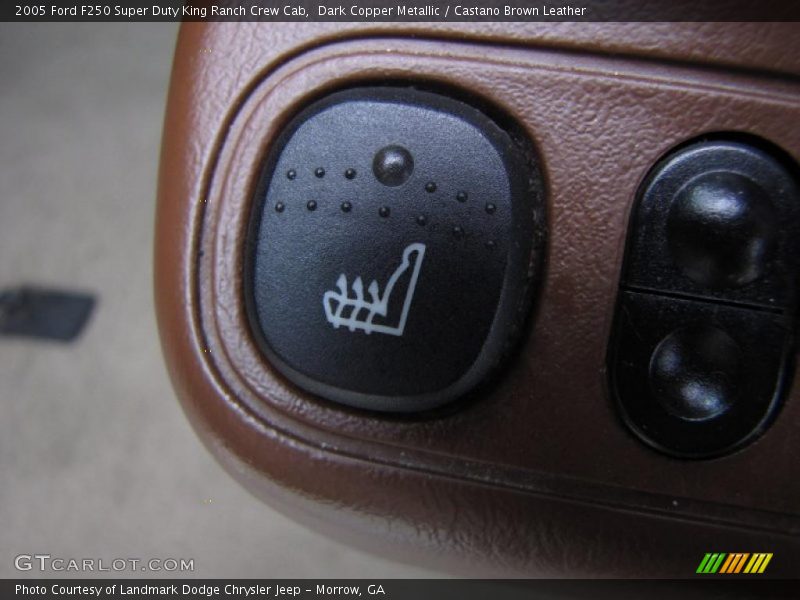 Dark Copper Metallic / Castano Brown Leather 2005 Ford F250 Super Duty King Ranch Crew Cab