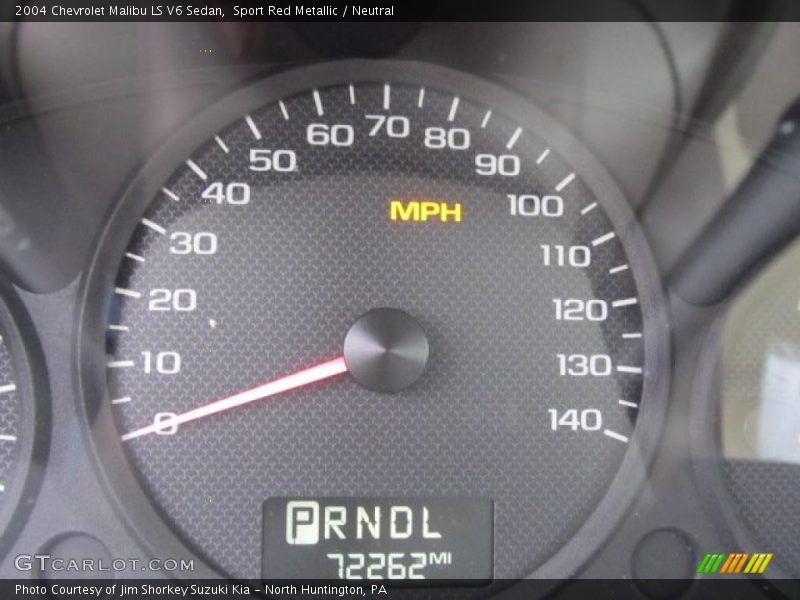 Sport Red Metallic / Neutral 2004 Chevrolet Malibu LS V6 Sedan
