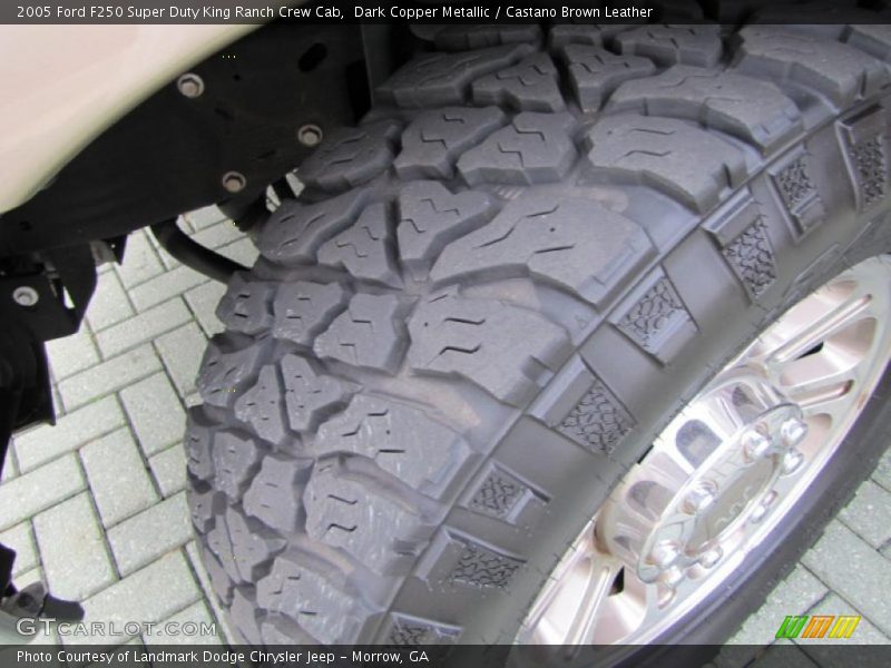 Dark Copper Metallic / Castano Brown Leather 2005 Ford F250 Super Duty King Ranch Crew Cab
