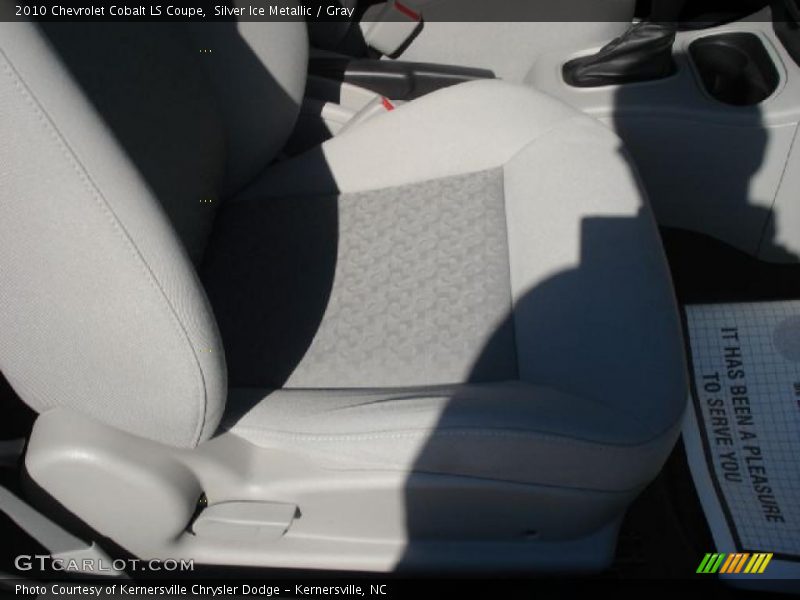 Silver Ice Metallic / Gray 2010 Chevrolet Cobalt LS Coupe