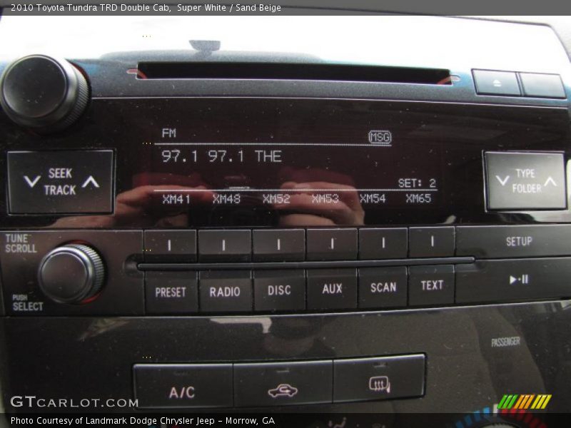 Super White / Sand Beige 2010 Toyota Tundra TRD Double Cab