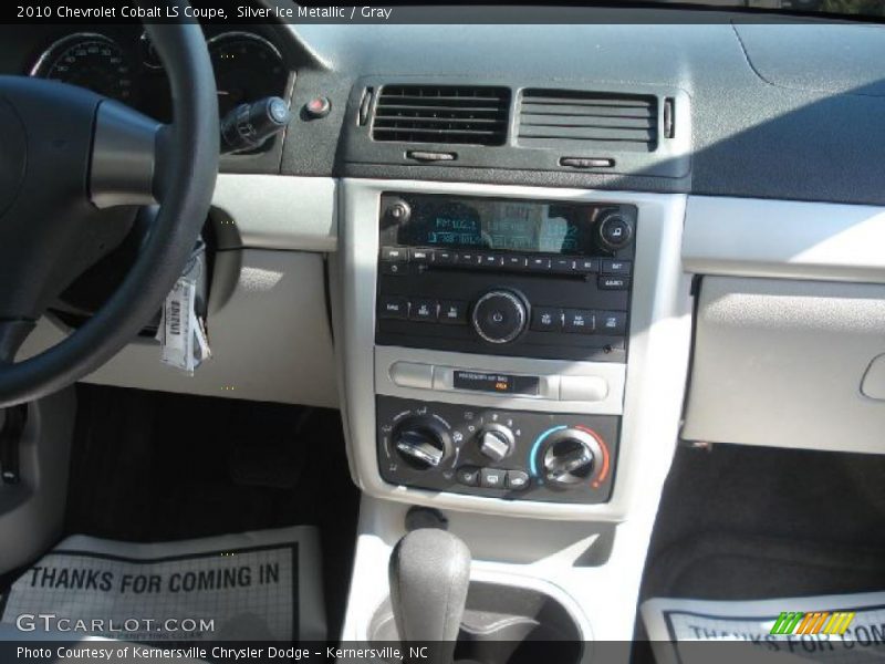 Silver Ice Metallic / Gray 2010 Chevrolet Cobalt LS Coupe