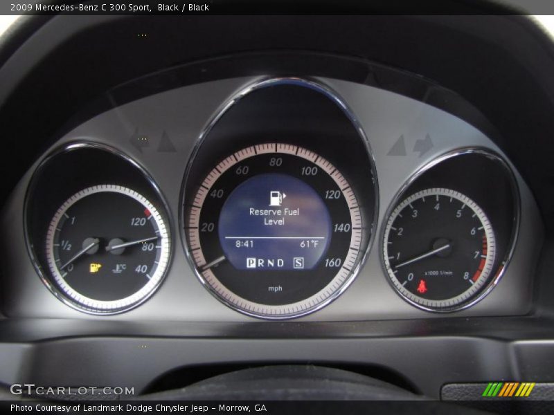 Black / Black 2009 Mercedes-Benz C 300 Sport