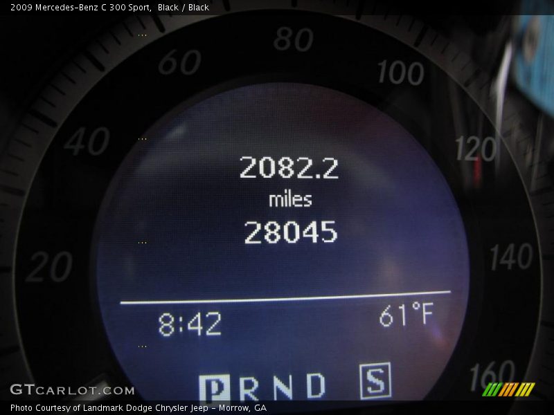 Black / Black 2009 Mercedes-Benz C 300 Sport