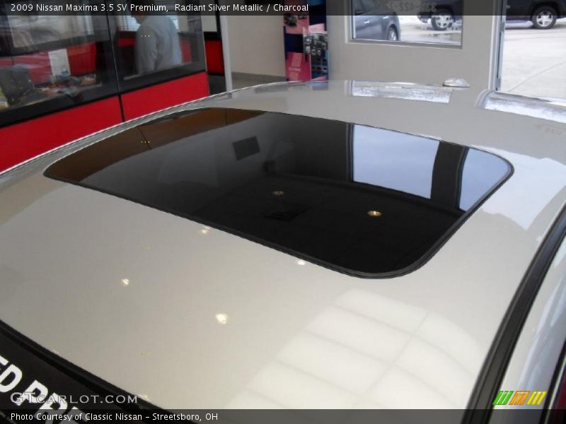 Radiant Silver Metallic / Charcoal 2009 Nissan Maxima 3.5 SV Premium