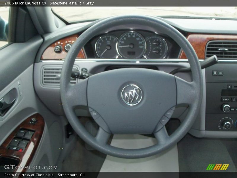 Slatestone Metallic / Gray 2006 Buick LaCrosse CX