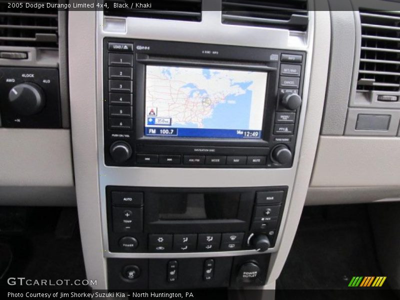 Navigation of 2005 Durango Limited 4x4