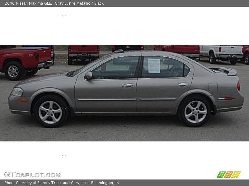 Gray Lustre Metallic / Black 2000 Nissan Maxima GLE