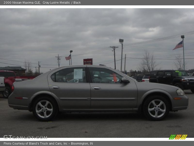 Gray Lustre Metallic / Black 2000 Nissan Maxima GLE