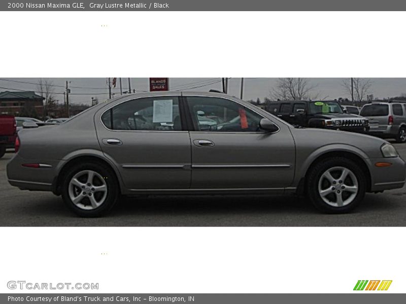 Gray Lustre Metallic / Black 2000 Nissan Maxima GLE