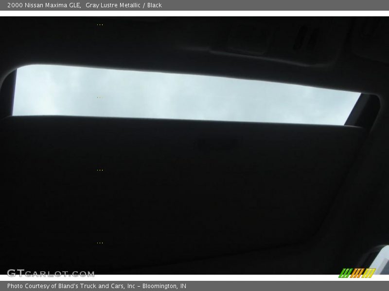 Gray Lustre Metallic / Black 2000 Nissan Maxima GLE