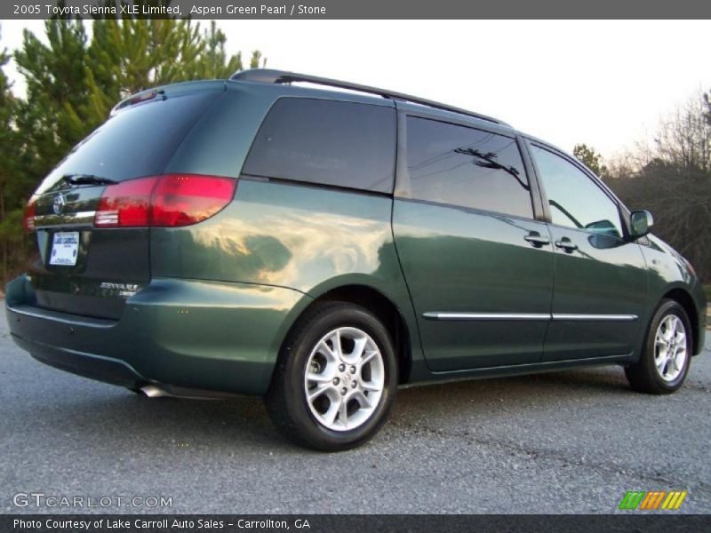 Aspen Green Pearl / Stone 2005 Toyota Sienna XLE Limited