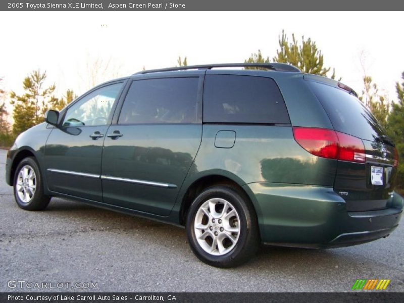 Aspen Green Pearl / Stone 2005 Toyota Sienna XLE Limited