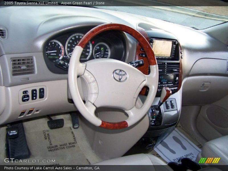 Aspen Green Pearl / Stone 2005 Toyota Sienna XLE Limited