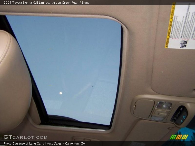 Aspen Green Pearl / Stone 2005 Toyota Sienna XLE Limited