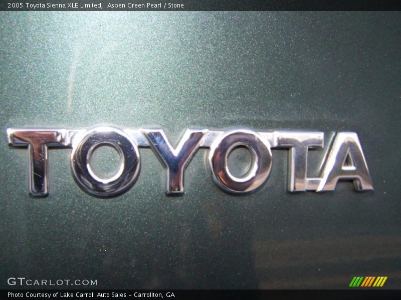Aspen Green Pearl / Stone 2005 Toyota Sienna XLE Limited