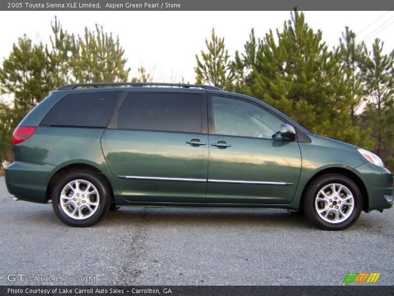 Aspen Green Pearl / Stone 2005 Toyota Sienna XLE Limited