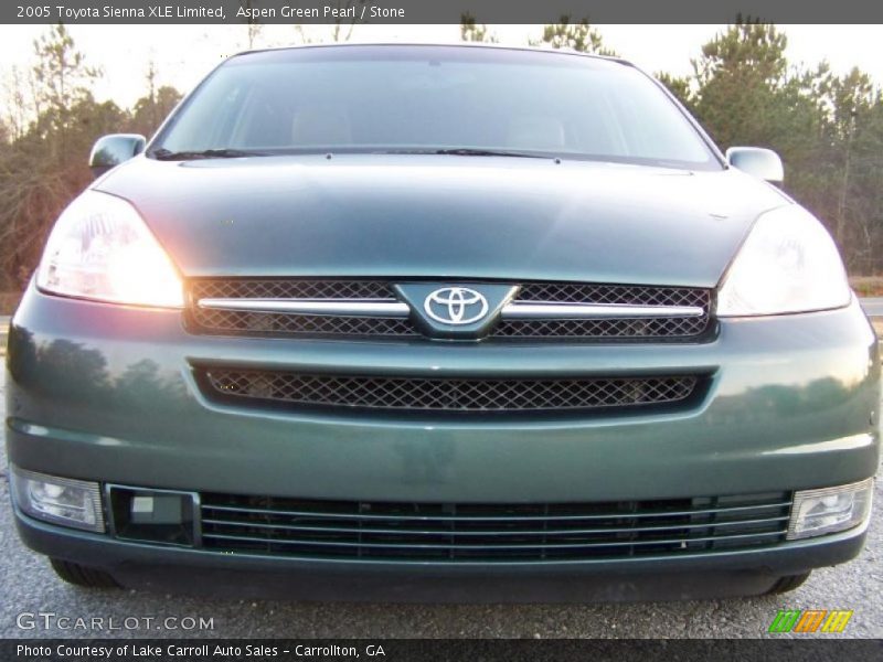 Aspen Green Pearl / Stone 2005 Toyota Sienna XLE Limited