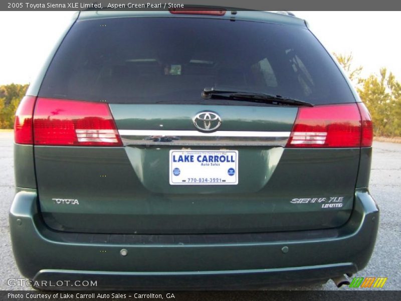 Aspen Green Pearl / Stone 2005 Toyota Sienna XLE Limited