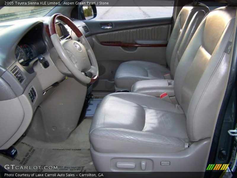Aspen Green Pearl / Stone 2005 Toyota Sienna XLE Limited