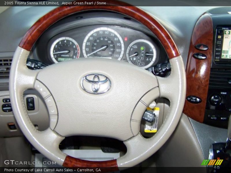 Aspen Green Pearl / Stone 2005 Toyota Sienna XLE Limited