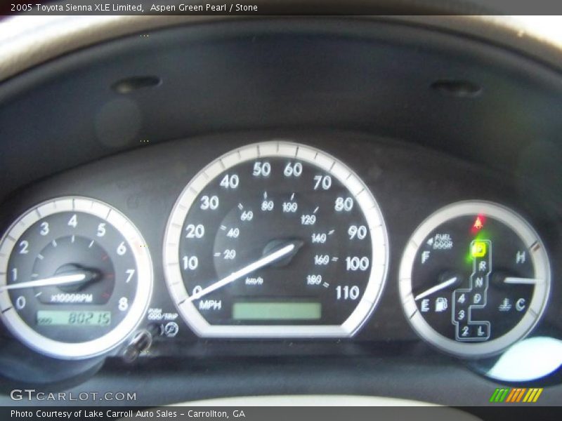 Aspen Green Pearl / Stone 2005 Toyota Sienna XLE Limited