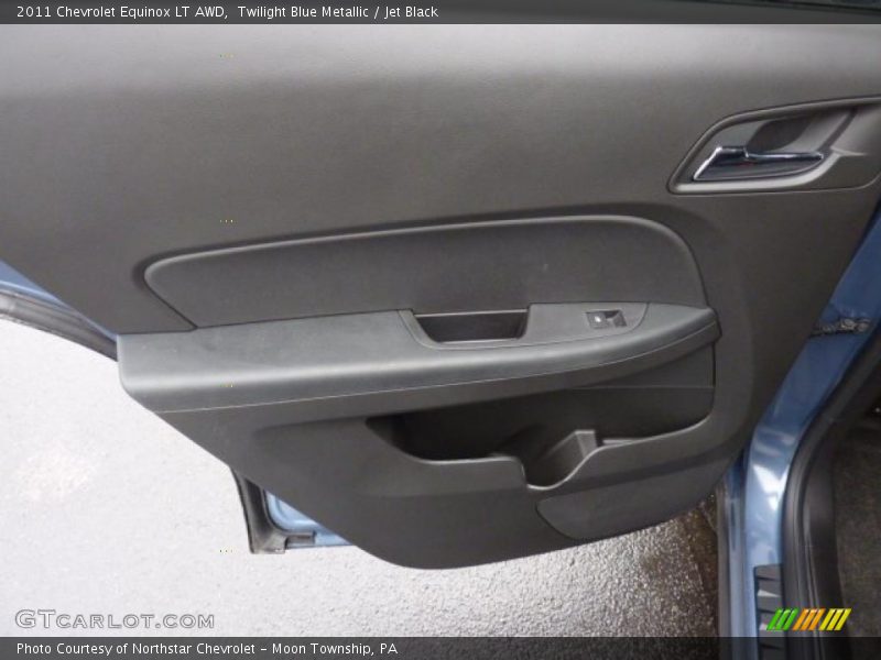 Twilight Blue Metallic / Jet Black 2011 Chevrolet Equinox LT AWD
