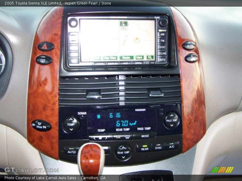Aspen Green Pearl / Stone 2005 Toyota Sienna XLE Limited