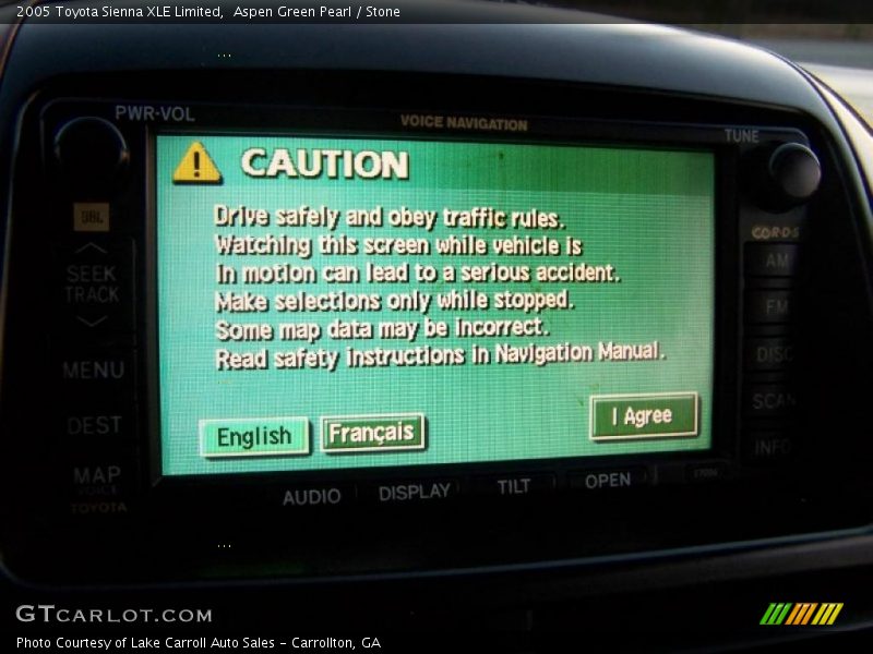 Aspen Green Pearl / Stone 2005 Toyota Sienna XLE Limited