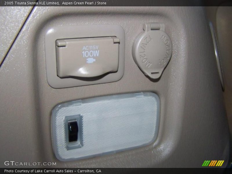 Aspen Green Pearl / Stone 2005 Toyota Sienna XLE Limited