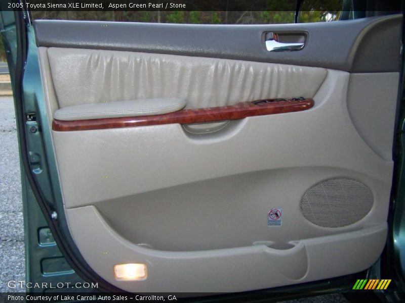 Aspen Green Pearl / Stone 2005 Toyota Sienna XLE Limited