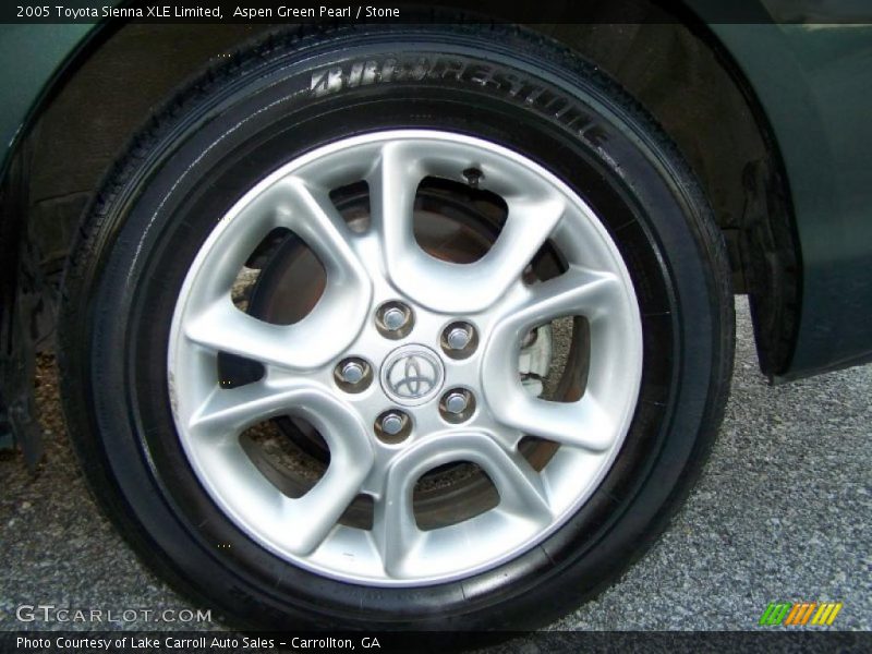 Aspen Green Pearl / Stone 2005 Toyota Sienna XLE Limited