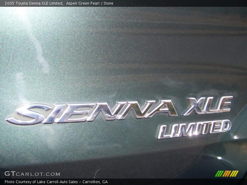 Aspen Green Pearl / Stone 2005 Toyota Sienna XLE Limited