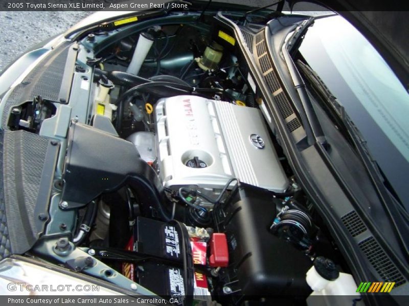 Aspen Green Pearl / Stone 2005 Toyota Sienna XLE Limited