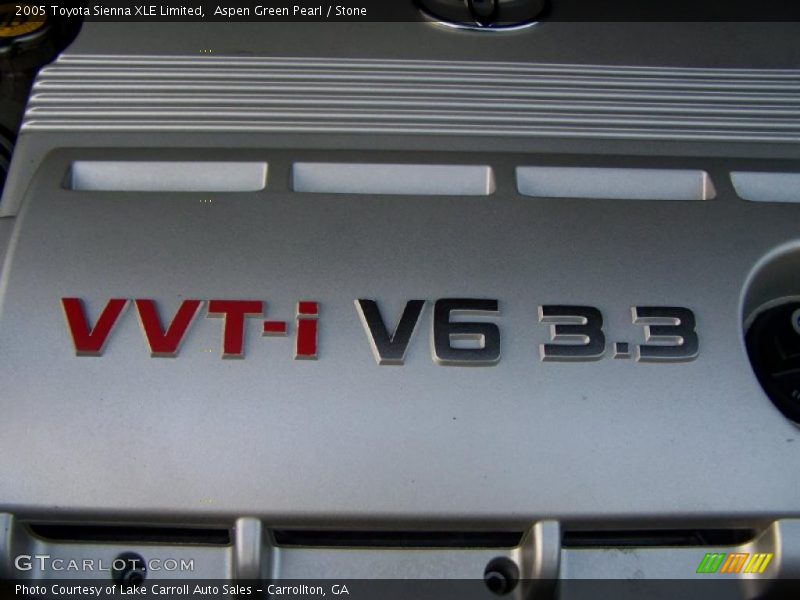 Aspen Green Pearl / Stone 2005 Toyota Sienna XLE Limited
