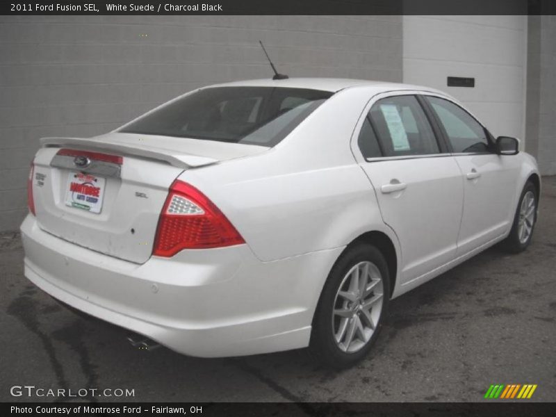 White Suede / Charcoal Black 2011 Ford Fusion SEL